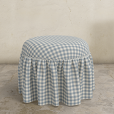 Eloise Ruffle Ottoman