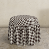 Eloise Ruffle Ottoman