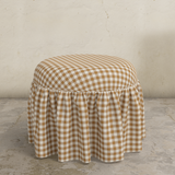 Eloise Ruffle Ottoman