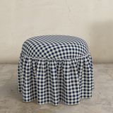 Eloise Ruffle Ottoman