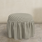 Eloise Ruffle Ottoman
