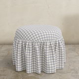 Eloise Ruffle Ottoman