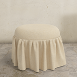 Eloise Ruffle Ottoman