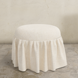 Eloise Ruffle Ottoman