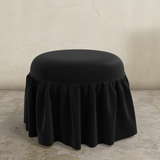Eloise Ruffle Ottoman