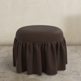 Eloise Ruffle Ottoman