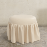 Eloise Ruffle Ottoman