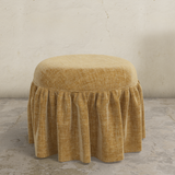 Eloise Ruffle Ottoman