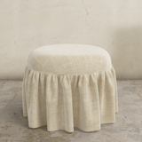 Eloise Ruffle Ottoman