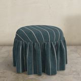 Eloise Ruffle Ottoman