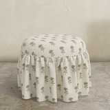Eloise Ruffle Ottoman