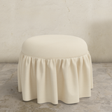 Eloise Ruffle Ottoman