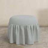 Eloise Ruffle Ottoman