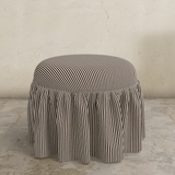 Eloise Ruffle Ottoman