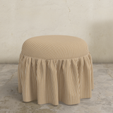Eloise Ruffle Ottoman