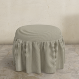 Eloise Ruffle Ottoman