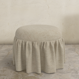 Eloise Ruffle Ottoman