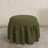 Eloise Ruffle Ottoman