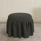 Eloise Ruffle Ottoman