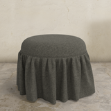 Eloise Ruffle Ottoman