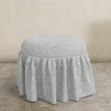 Eloise Ruffle Ottoman