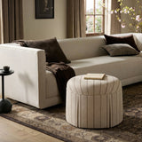 Ely Skirted Ottoman