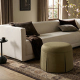 Ely Skirted Ottoman