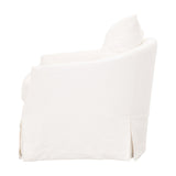 Faye Slipcover Swivel Club Chair
