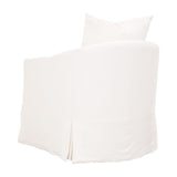 Faye Slipcover Swivel Club Chair
