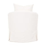 Faye Slipcover Swivel Club Chair
