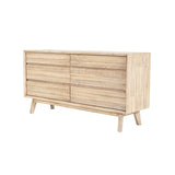 Gia 6-Drawer Dresser - Light Driftwood