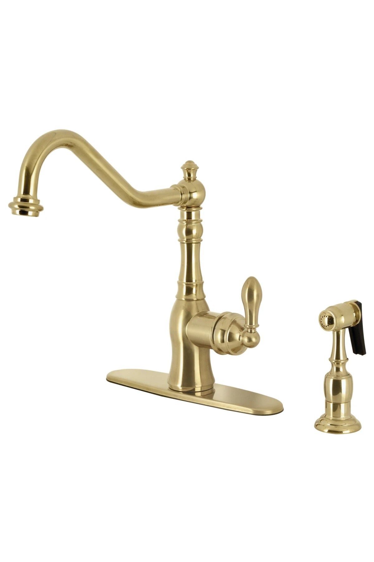 Heritage Widespread Bridge Kitchen Faucet
