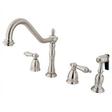 Heritage Widespread Kitchen Faucet with Sprayer
