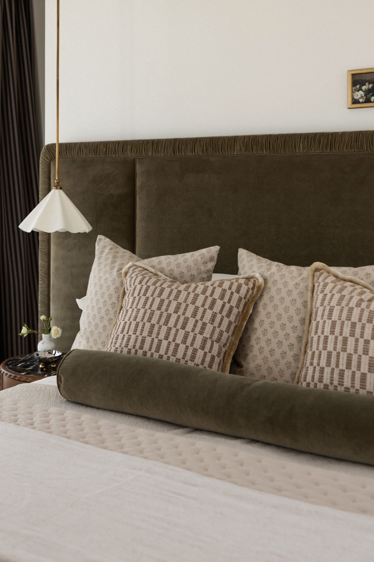 Geometric Fringe Pillow - 20