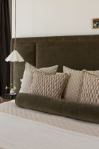 Geometric Fringe Pillow - 20