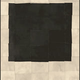 Parchment Square Black Wall Art