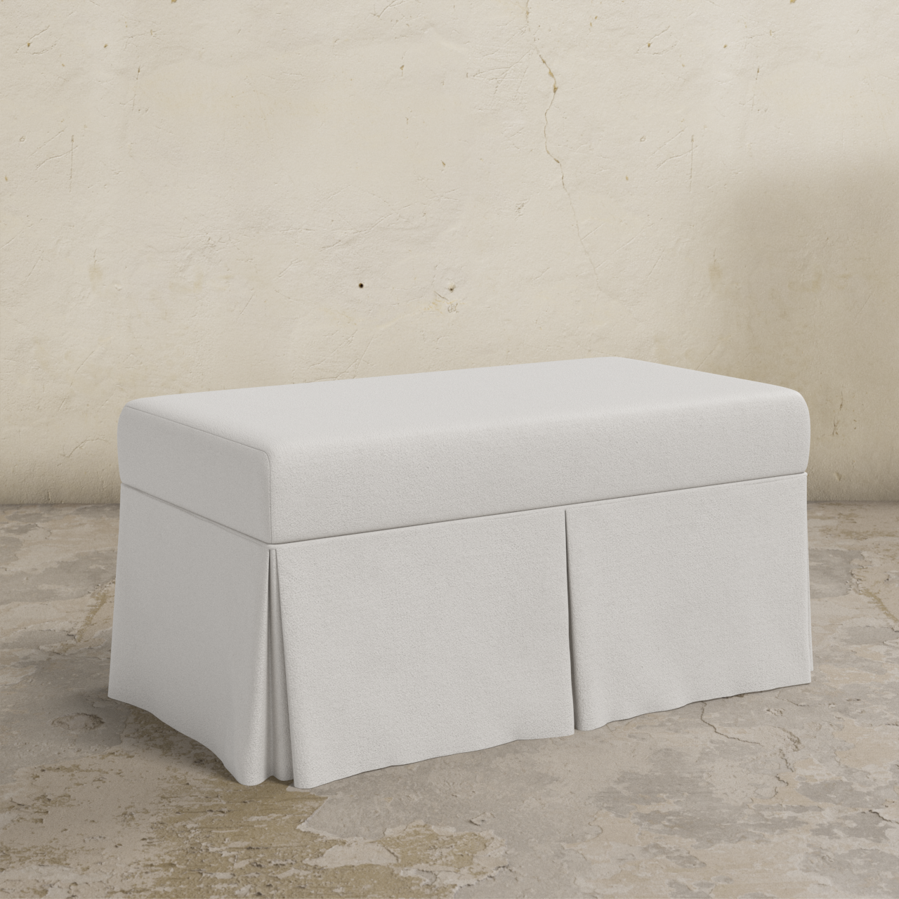 Hamilton Skirted Storage Bench