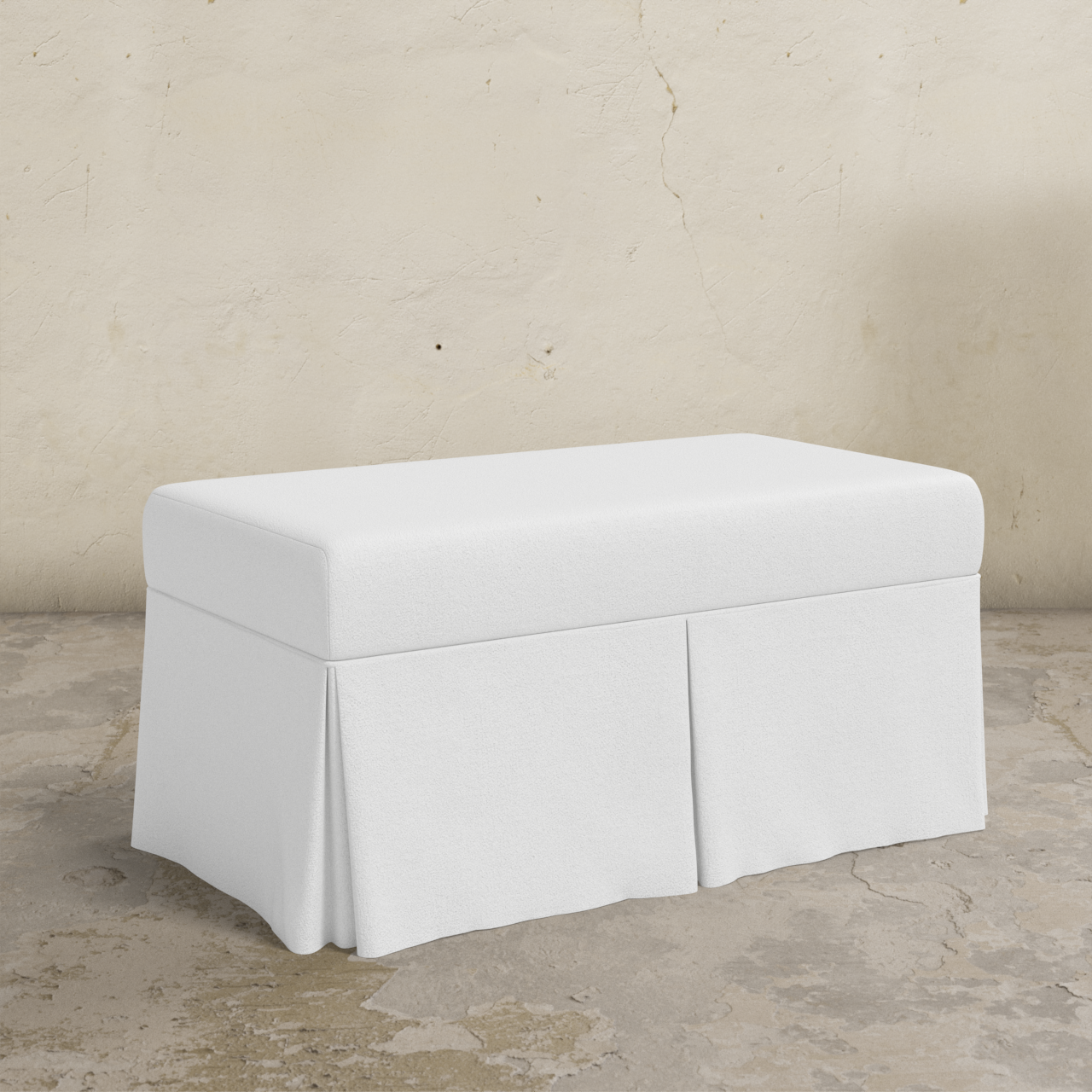 Hamilton Skirted Storage Bench