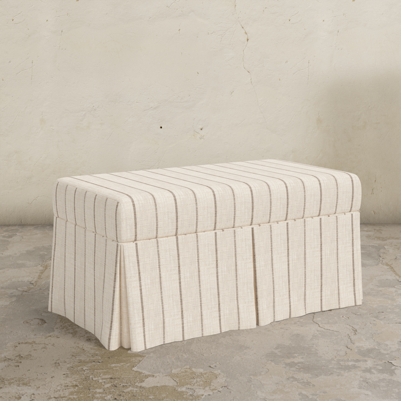 Hamilton Skirted Storage Bench