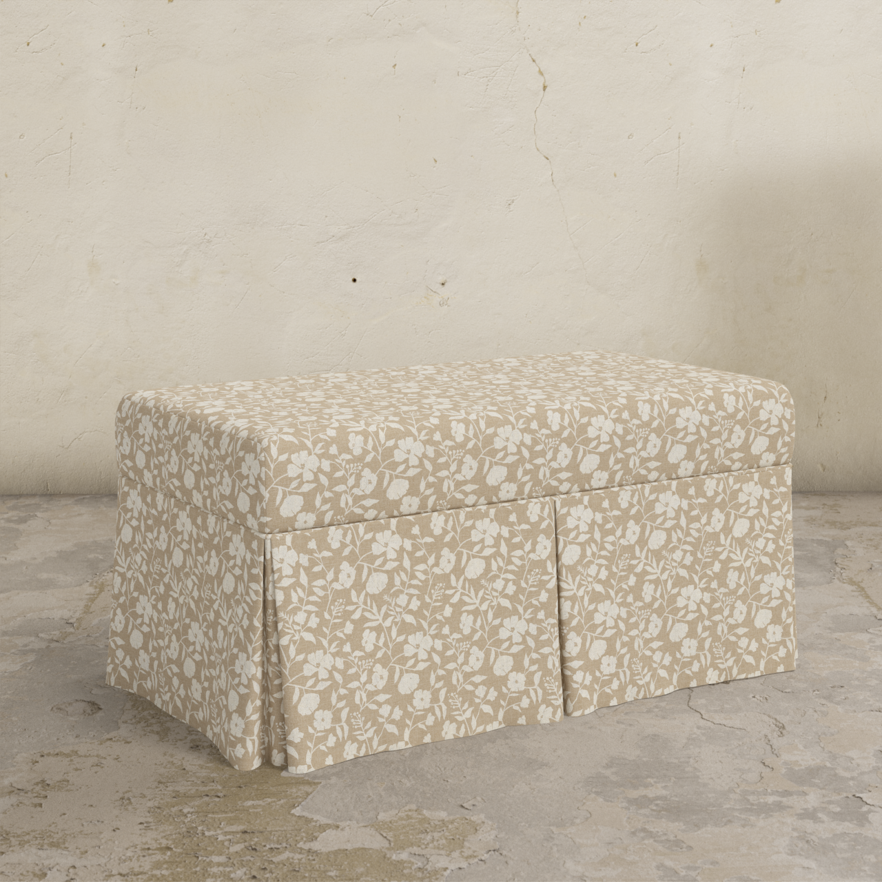 Hamilton Skirted Storage Bench