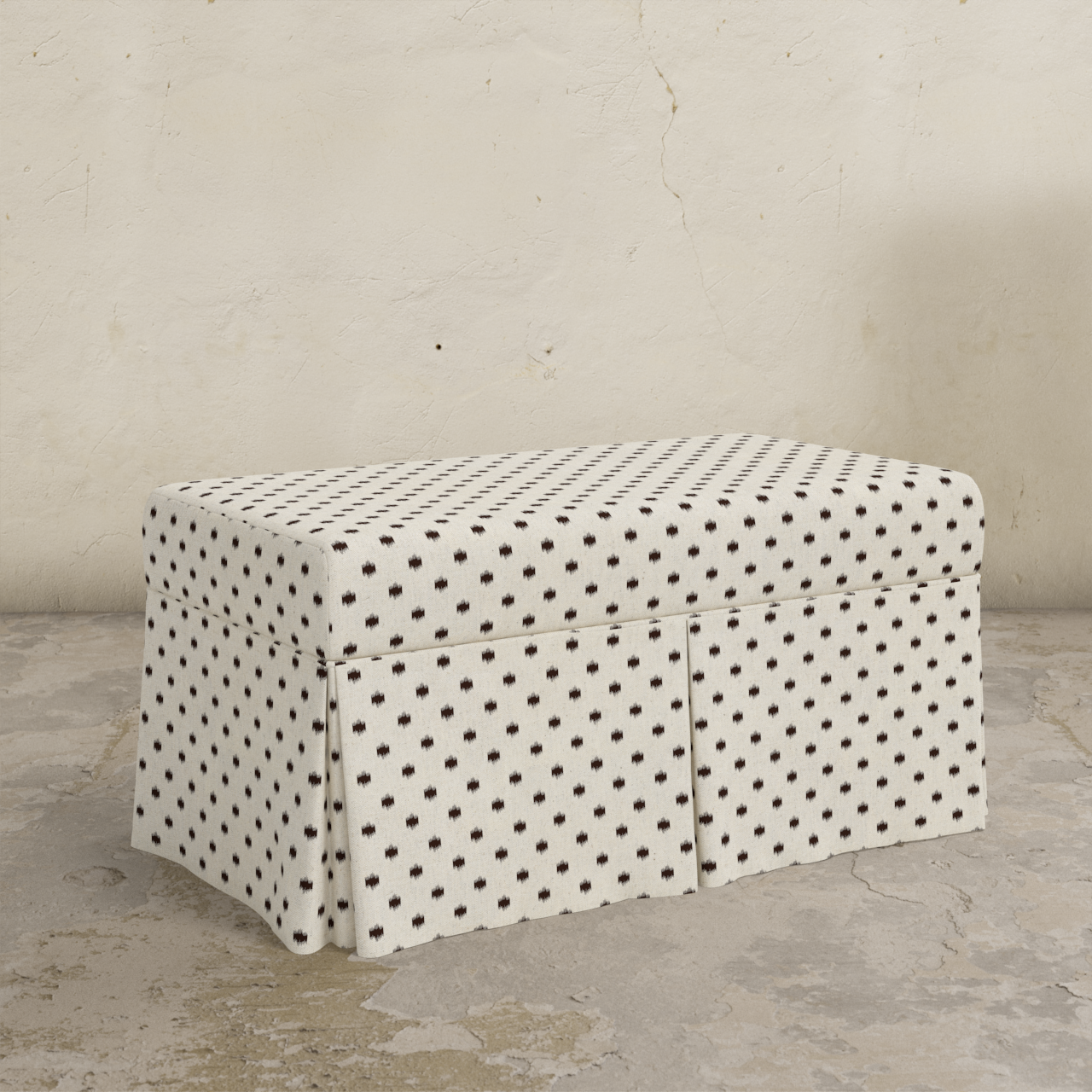 Hamilton Skirted Storage Bench