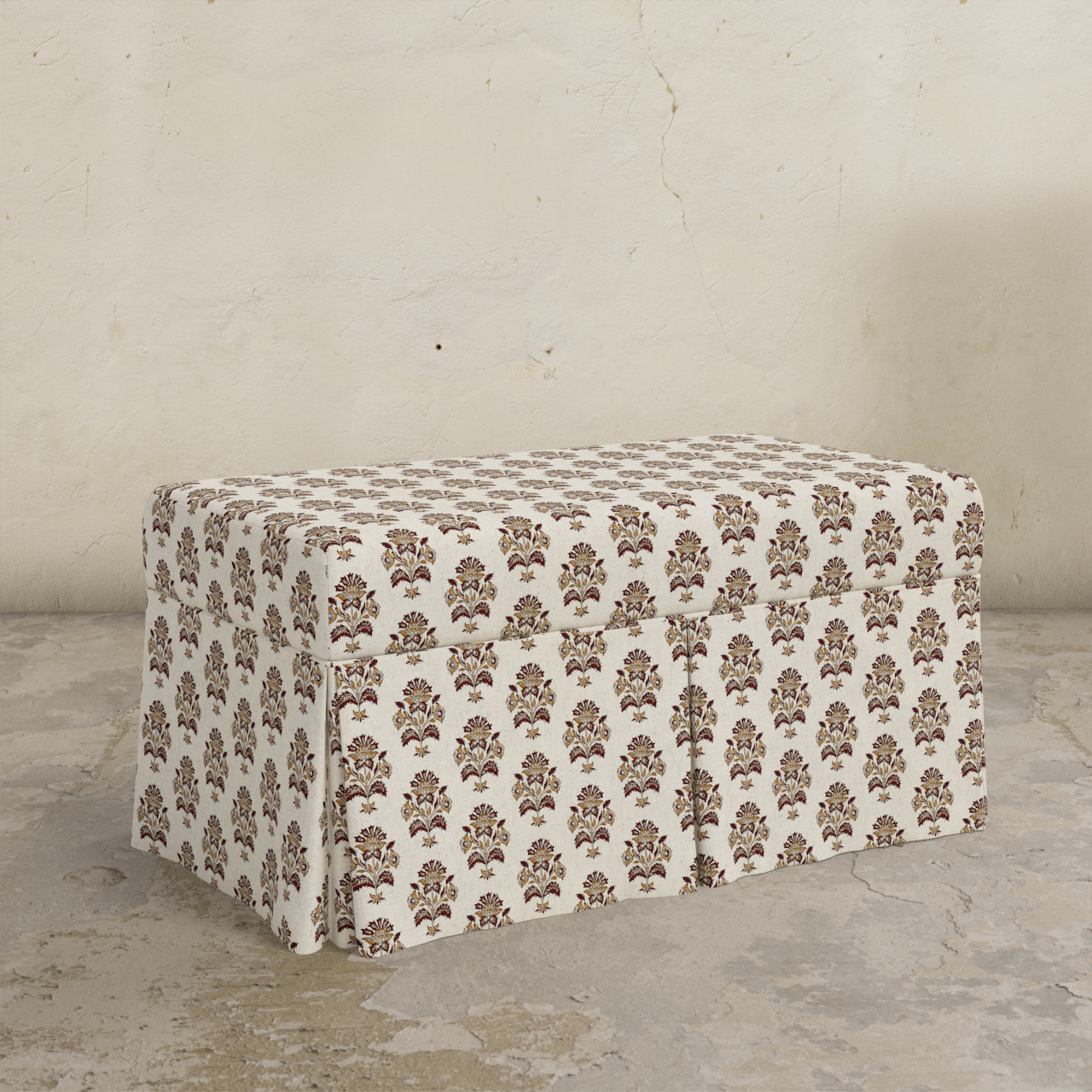 Hamilton Skirted Storage Bench