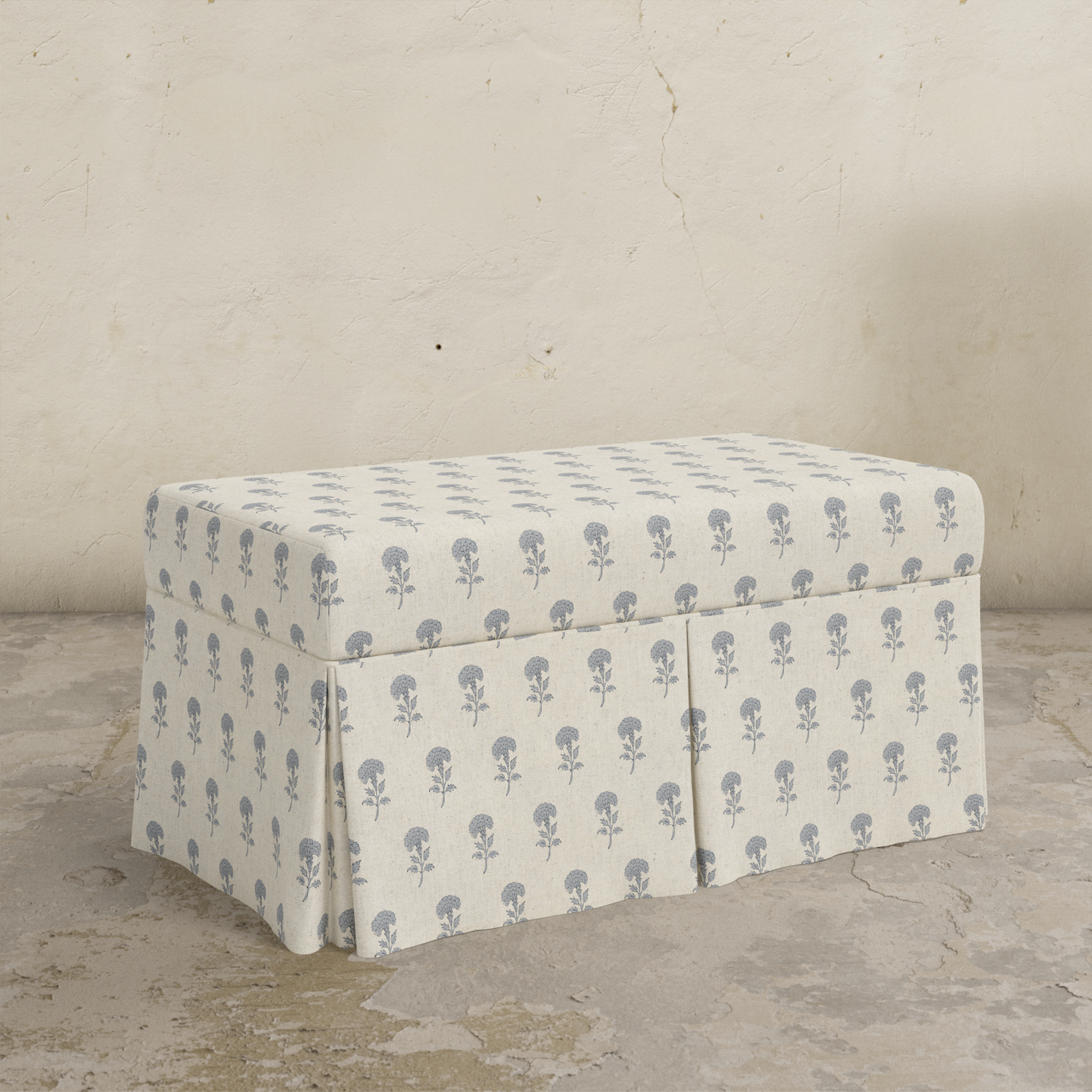 Hamilton Skirted Storage Bench