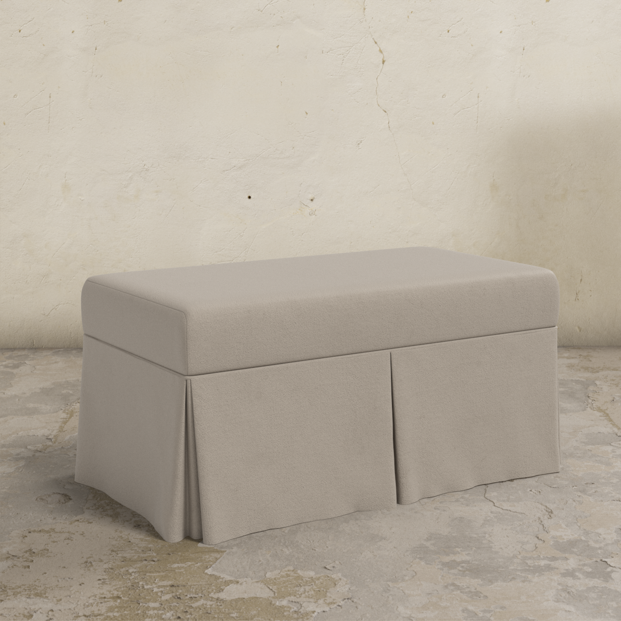 Hamilton Skirted Storage Bench