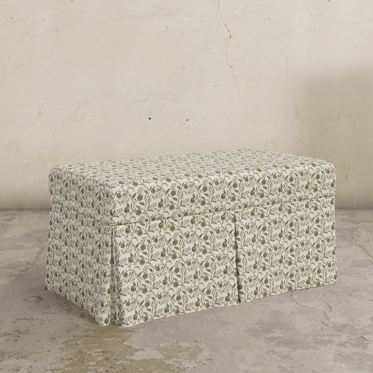 Hamilton Skirted Storage Bench