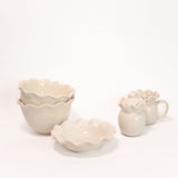 Ruffle Stoneware Bowl
