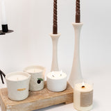 Kyrie Candle - Flowers + Suede