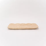Scalloped Travertine Tray