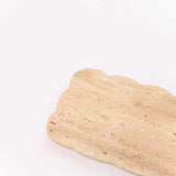 Scalloped Travertine Tray