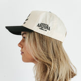 Valley Moms Social Club Hat - Cream + Black